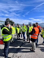 L’assessore regionale Thomas De Luca in visita al TMB di Foligno